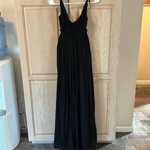 Long Black Medium Dress